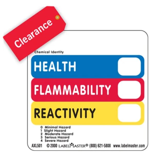 Save 45% - Hazcom (THIS®) Label without Personal Protection, 2" x 2" Vinyl Thumbnail