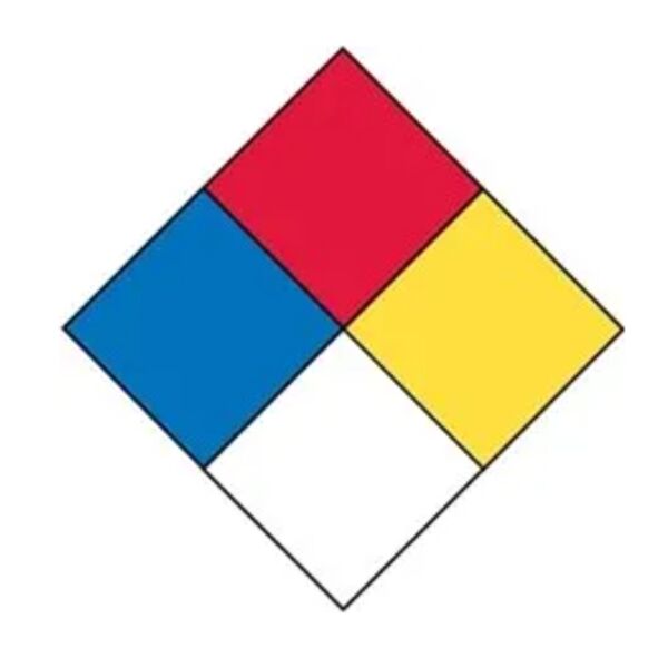 NFPA® Diamond Only Label, 4" x 4", Paper Thumbnail