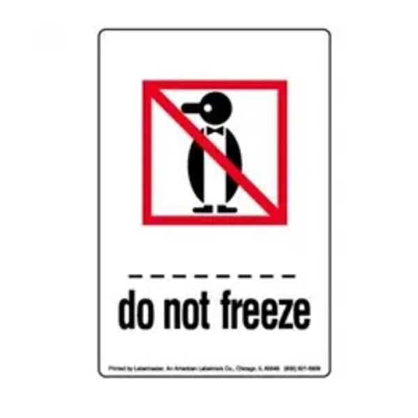 Do Not Freeze Label, 2 3/4" x 4" Thumbnail