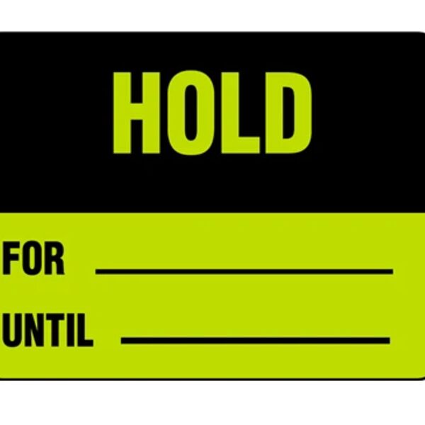 Hold Label Thumbnail