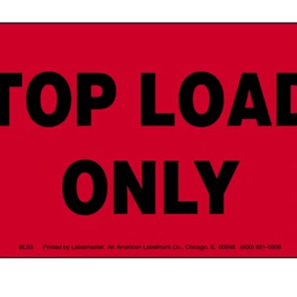 Top Load Only Label Thumbnail