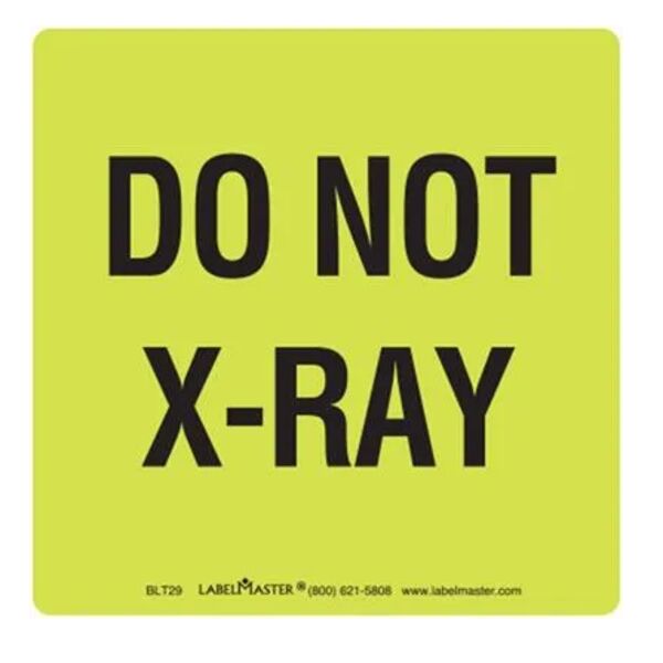 Do Not X-Ray Label Thumbnail