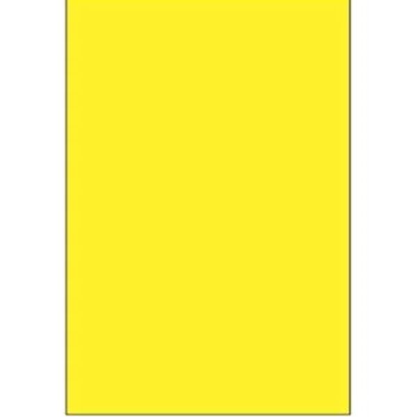 Blank 3" x 5" Rectangle Paper Label, Yellow Thumbnail