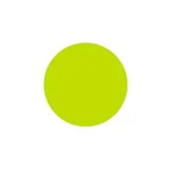 Blank 3" Circle Paper Label, Fluorescent Chartreuse Thumbnail