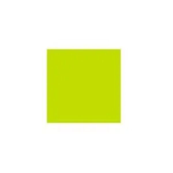 Blank 2" Square Paper Label, Fluorescent Chartreuse Thumbnail