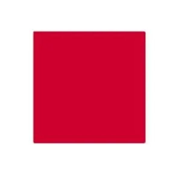 Blank 3" Square Paper Label, Fluorescent Red Thumbnail