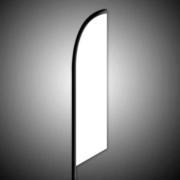 Angled Feather Flag - Double Sided - 14 ft. (Large) Thumbnail