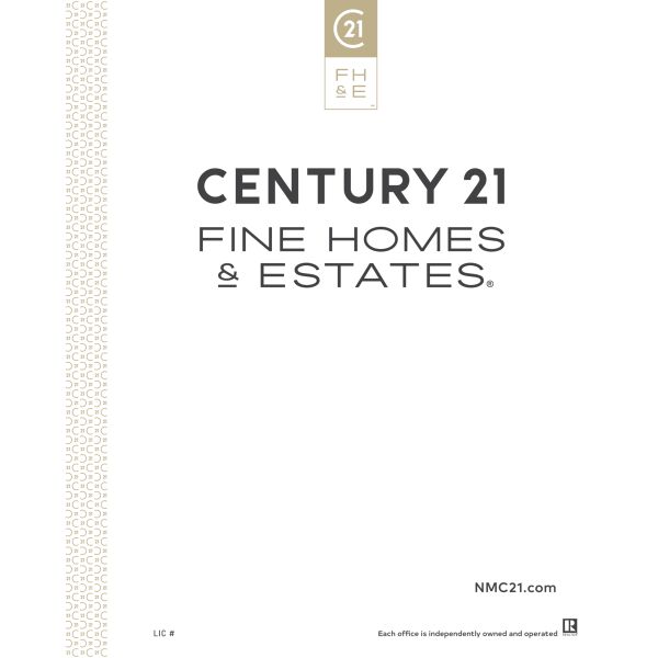 Century 21 24"x30" Standard For Sale Signs - Fine Homes & Estates White Thumbnail