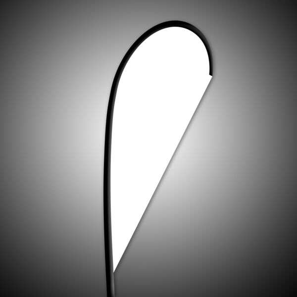 Teardrop Flag - Single Sided - 9 ft. (Medium) Thumbnail