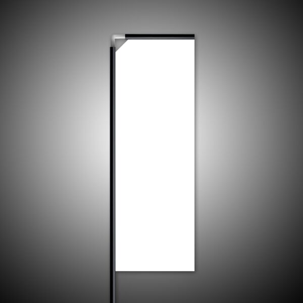 Rectangle Flag - Double Sided - 8.5 ft. (Small) Thumbnail