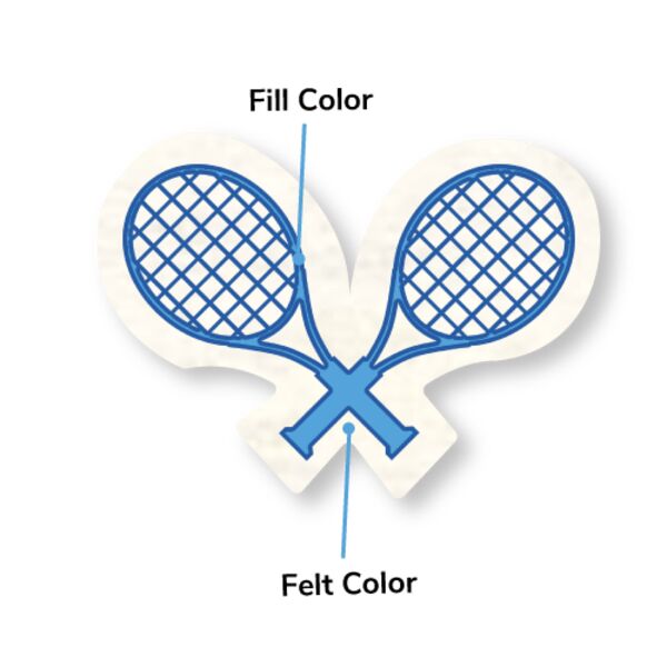 Tennis Racquets Crossed Thumbnail