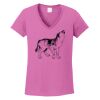 Ladies Heavy Cotton™ 100% Cotton V-Neck T-Shirt Thumbnail