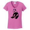 Ladies Heavy Cotton™ 100% Cotton V-Neck T-Shirt Thumbnail