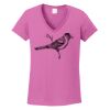 Ladies Heavy Cotton™ 100% Cotton V-Neck T-Shirt Thumbnail