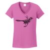 Ladies Heavy Cotton™ 100% Cotton V-Neck T-Shirt Thumbnail