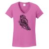 Ladies Heavy Cotton™ 100% Cotton V-Neck T-Shirt Thumbnail