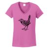 Ladies Heavy Cotton™ 100% Cotton V-Neck T-Shirt Thumbnail