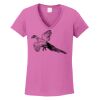 Ladies Heavy Cotton™ 100% Cotton V-Neck T-Shirt Thumbnail