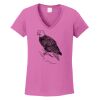 Ladies Heavy Cotton™ 100% Cotton V-Neck T-Shirt Thumbnail