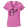 Ladies Heavy Cotton™ 100% Cotton V-Neck T-Shirt Thumbnail