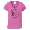 Ladies Heavy Cotton™ 100% Cotton V-Neck T-Shirt Thumbnail