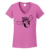 Ladies Heavy Cotton™ 100% Cotton V-Neck T-Shirt Thumbnail
