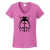 Ladies Heavy Cotton™ 100% Cotton V-Neck T-Shirt Thumbnail