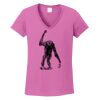 Ladies Heavy Cotton™ 100% Cotton V-Neck T-Shirt Thumbnail
