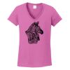 Ladies Heavy Cotton™ 100% Cotton V-Neck T-Shirt Thumbnail