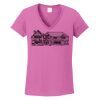 Ladies Heavy Cotton™ 100% Cotton V-Neck T-Shirt Thumbnail
