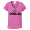 Ladies Heavy Cotton™ 100% Cotton V-Neck T-Shirt Thumbnail