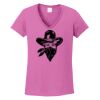 Ladies Heavy Cotton™ 100% Cotton V-Neck T-Shirt Thumbnail
