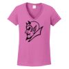 Ladies Heavy Cotton™ 100% Cotton V-Neck T-Shirt Thumbnail