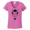 Ladies Heavy Cotton™ 100% Cotton V-Neck T-Shirt Thumbnail