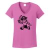 Ladies Heavy Cotton™ 100% Cotton V-Neck T-Shirt Thumbnail