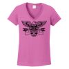 Ladies Heavy Cotton™ 100% Cotton V-Neck T-Shirt Thumbnail