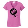 Ladies Heavy Cotton™ 100% Cotton V-Neck T-Shirt Thumbnail