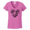 Ladies Heavy Cotton™ 100% Cotton V-Neck T-Shirt Thumbnail