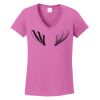 Ladies Heavy Cotton™ 100% Cotton V-Neck T-Shirt Thumbnail