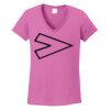 Ladies Heavy Cotton™ 100% Cotton V-Neck T-Shirt Thumbnail