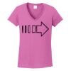 Ladies Heavy Cotton™ 100% Cotton V-Neck T-Shirt Thumbnail