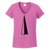 Ladies Heavy Cotton™ 100% Cotton V-Neck T-Shirt Thumbnail