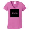 Ladies Heavy Cotton™ 100% Cotton V-Neck T-Shirt Thumbnail