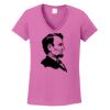 Ladies Heavy Cotton™ 100% Cotton V-Neck T-Shirt Thumbnail
