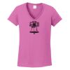 Ladies Heavy Cotton™ 100% Cotton V-Neck T-Shirt Thumbnail