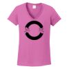Ladies Heavy Cotton™ 100% Cotton V-Neck T-Shirt Thumbnail