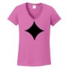 Ladies Heavy Cotton™ 100% Cotton V-Neck T-Shirt Thumbnail
