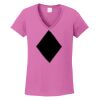 Ladies Heavy Cotton™ 100% Cotton V-Neck T-Shirt Thumbnail