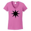 Ladies Heavy Cotton™ 100% Cotton V-Neck T-Shirt Thumbnail