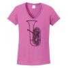 Ladies Heavy Cotton™ 100% Cotton V-Neck T-Shirt Thumbnail